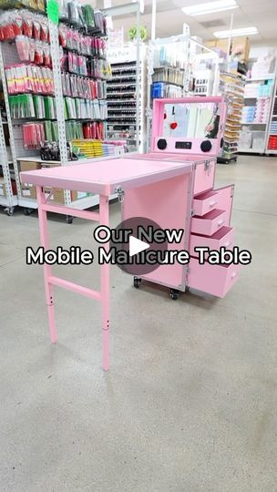 2.9M views · 264K reactions | Mobile Nail Techs! This one is especially made for you! 

Here’s why you need our new Mobile Manicure Table

1️⃣ Foldable Nail Table
2️⃣ Lots of storage for easy organizing 
3️⃣ Built-In speakers for your enjoyment

Available in pink and black. 

Come shop at any of our convenient locations no license required in Margate, Kendall, Boynton Beach, and Pembroke Pines. Shop with us online anytime at

Www.TheStudioSupply.com 

#nailsupply #nailsupplies #nailtech #nailsnailsnails #mobilenailtech | The Studio Nail & Beauty Supply | Megan Thee Stallion · Mamushi (feat. Yuki Chiba) Nail Tech Desk, Nail Tech Table, Yuki Chiba, Nail Desk, Mobile Nails, Nail Table, Thee Stallion, Manicure Table, Megan Thee Stallion