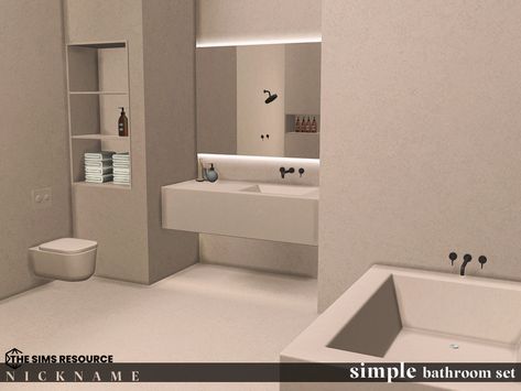 Sims 4 Cc Dog Stuff Patreon, Modern Bathroom Sims 4, Sims 4 Shower Tub Combo Cc, Sims 4 Modern Bathroom, Sims 4 Shower Cc, Bathroom Sims 4, Deco Sims, Living Room Sims 4, Furniture Cc