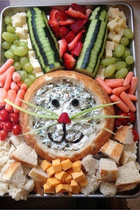 Easy Easter Snacks, Easter Potluck, Inexpensive Snacks, Appetizers Ideas, Easter Fun Food, Easter Food Appetizers, Easter Party Food, Recipes Easter, Snack Trays