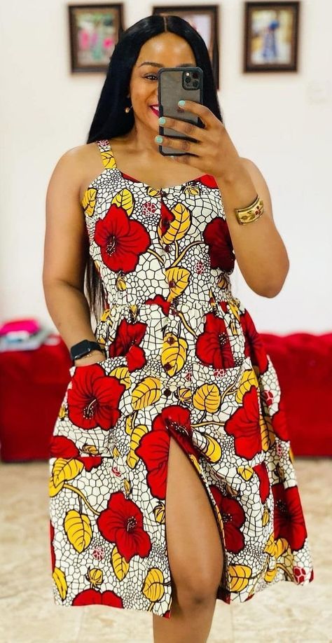 Simple African Dresses Casual, African Dresses For Teens, Simple Chitenge Dress, Simple Ankara Dresses Casual, Simple Ankara Dresses, Vitenge Dresses Designs Unique, Simple Short Ankara Dresses, Women Ankara Dresses, Kitenge Outfits