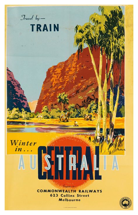 Australian Continent, Australian Vintage, Japanese Travel, Ayers Rock, Retro Posters, Aboriginal Culture, Open Wall, Poster Vintage, Desert Landscaping