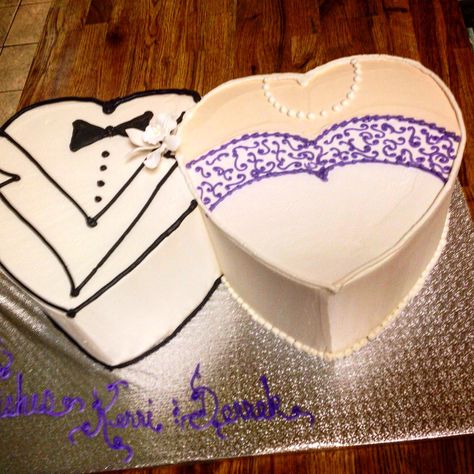 Wedding rehearsal heart cake represents the bride & groom uniting their love! Heart Cake, Wedding Rehearsal, All About Wedding, Custom Cakes, Bride Groom, Wedding Cakes, The Bride, Cake