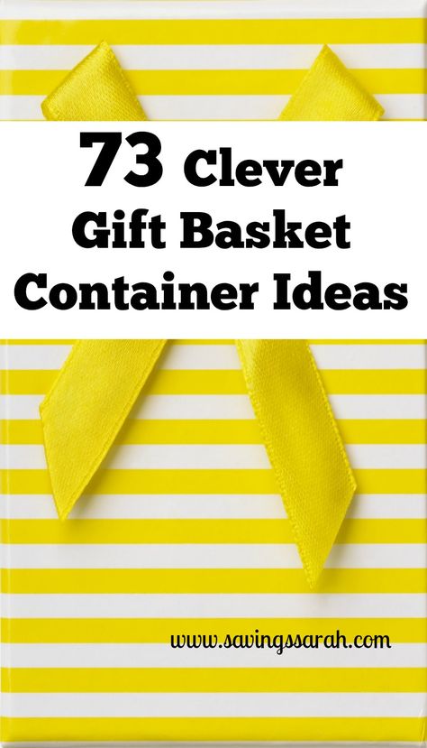 73 Clever And Handy Gift Basket Container Ideas To Check Out! #giftbaskets #gifts #giftbasketideas Ideas For Gift Baskets, Cheap Gift Baskets, Craft Gift Basket, Graduation Gift Basket, Cheap Craft Supplies, Cheap Baskets, Family Gift Baskets, Thrifty Crafts, Unique Gift Baskets