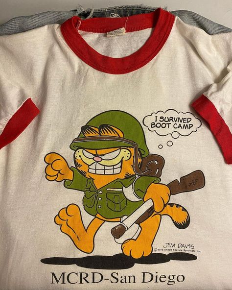 Garfield Outfit, Garfield Fashion, Garfield Sweater, Garfield Clothes, Vintage Garfield, Garfield Hoodie, Garfield T Shirt, Mcrd San Diego, Garfield Tshirts