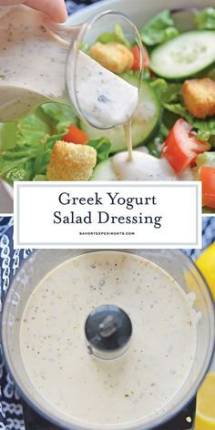 Best Greek Salad Dressing, Greek Yogurt Dressing Recipes, Greek Yogurt Salad, Yogurt Salad Dressing, Greek Yogurt Salad Dressing, Greek Salad Dressing Recipe, Best Greek Salad, Yogurt Salad, Greek Yogurt Dressing