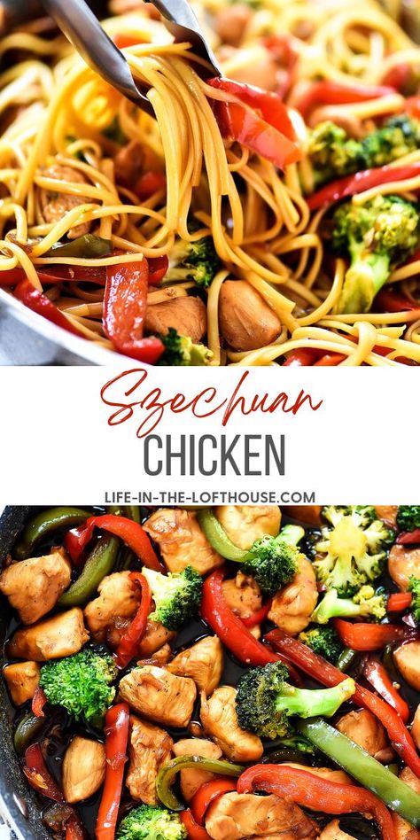 Szechuan Chicken Szchechuan Chicken, Szchechuan Chicken Recipe, Sichuan Recipes, Sichuan Chicken, Schezwan Chicken, Teriyaki Chicken Casserole, Chicken Delight, Szechuan Chicken, Asian Chicken Salads