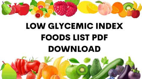 Low Glycemic Index Foods List Pdf » SpokenEnglishTips.com Low Gi Foods List, High Glycemic Index Foods, Gi Foods, Low Glycemic Index Foods, Low Gi Foods, Low Gi, Dairy Alternatives, Glycemic Index, English Tips