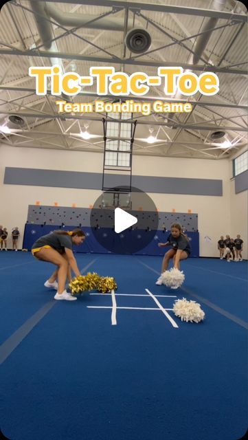 Butler High School Cheer | Tuffy Tornado on Instagram: "❌Tic-Tac-Toe Team Bonding Game⭕️  JHS Competition wrapping up practice with a fun conditioning game!  #ButlerCheer #JuniorHighCheer #TeamBonding #Conditioning #Game" Team Bonding Exercises, Cheerleader Team Bonding Ideas, Cheer Practice Games, Cheer Party Games, Cheer Bonding Ideas, Fun Softball Games For Practice, Fun Cheer Practice Ideas, Themed Practice Ideas, Dance Team Bonding Activities