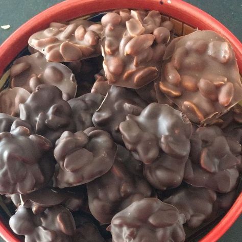 Homemade Chocolate Aesthetic, Peanut Cluster, Digital Marketing Portfolio, Nuts And Chocolate, Chocolate Aesthetic, Marketing Portfolio, Peanut Clusters, Salted Peanuts, Social Media Digital Marketing