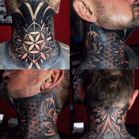 Chin Tattoo, Throat Tattoos, Neck Tats, Front Neck Tattoo, Full Neck Tattoos, Best Neck Tattoos, Chest Tattoo Ideas, Viking Tattoo Symbol, Chest Hair