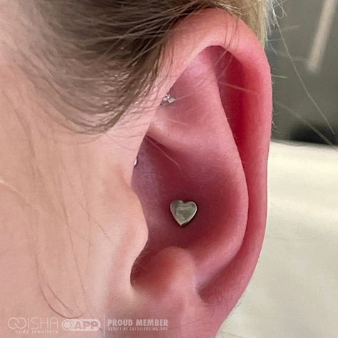 In love with Love!⁠ A titanium heart will last forever and can be the perfect symbol for your one true love. Suitable for many ear piercings, we love how it sits so snugly in this fresh Conch, recently acquired in the studio.⁠ What's your go-to Valentine's jewellery? ⁠⁠ Emma❤️⁠ ⁠ #valentines #loveheart #giftsforher #formyvalentine #giftsforhim #conchpiercing #safepiercing #anatometal #anatometaluk Heart Conch Piercing, Valentine's Jewellery, Many Ear Piercings, In Love With Love, Almandine Garnet, Rose Gold Quartz, Conch Piercing, Valentines Jewelry, Body Jewellery