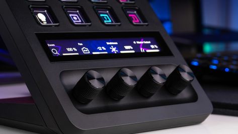 Elgato has launched a new product that combines some of the most popular stream and... Elgato Stream Deck, Philips Hue Lights, Wallpaper Ceiling, Key Lighting, Smart Lights, Tech Info, Party Apps, Hue Philips, Gaming Room