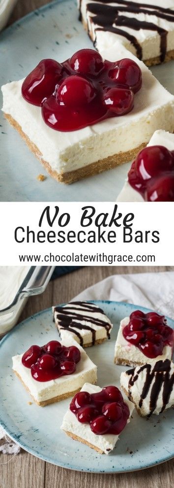 How to make no bake cheesecake. An easy recipe for a no bake cheesecake using cool whip or whipping cream. It's one of the best no bake cheesecake recipes out there. top with cherries or chocolate sauce for an easy dessert in the summer. #cheesecake #nobake #nobakecheesecake Raspberry No Bake Cheesecake, Cherry Cheesecake Recipe, No Bake Cherry Cheesecake, Easy Summer Dessert, Baked Cheesecake Recipe, Cookies Vegan, Easy Cheesecake Recipes, Cherry Cheesecake, Bake Cheesecake