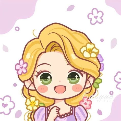 Chibi Disney, Disney Character Art, Disney Princess Characters, Kawaii Disney, Disney Princess Fan Art, Cute Disney Drawings, Karakter Disney, Disney Princess Drawings, Princess Drawings