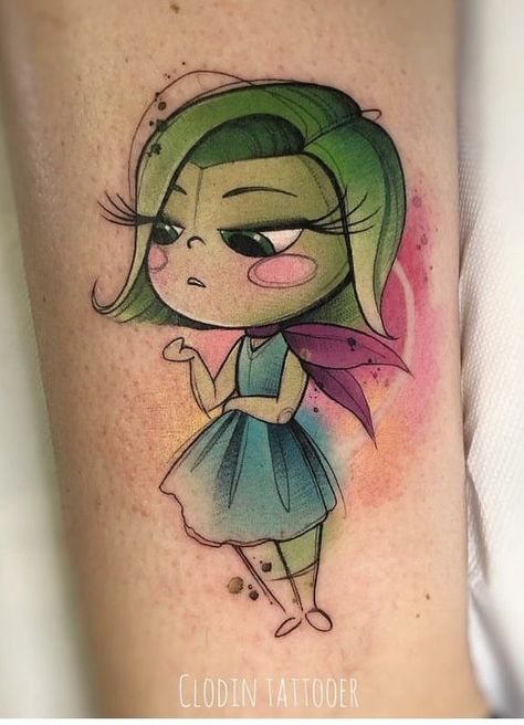 Encanto Tattoo, Inside Out Tattoo, Flash Tattoo Disney, Monsters Inc Tattoo, Pixar Tattoo, Traditional Tattoo Stencils, Prison Tattoos, Tattoo Desings, Desenho Tattoo