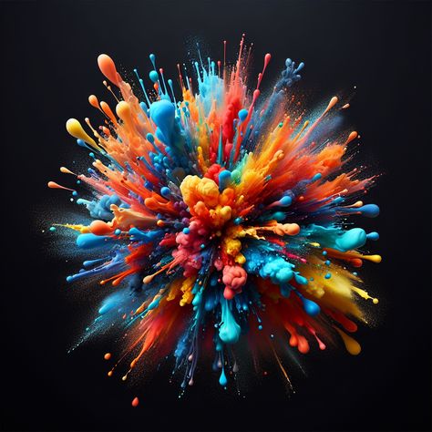 Exploding paint bombs are a dynamic artistic tool that creates unique and vibrant splashes of color on a canvas or surface. Milly Core, Explosion Painting, Paint Explosion, Space Movies, Color Explosion, Washable Paint, Jackson Pollock, Types Of Painting, Making Waves