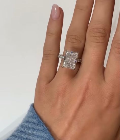 Big Square Diamond Ring, Massive Wedding Rings, Big Square Engagement Rings, Wedding Rings Big Diamond, Engagement Rings Big, Wedding Ring Big, Rectangle Engagement Rings, Huge Diamond Rings, Large Engagement Rings