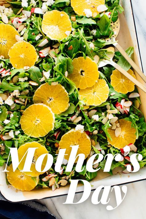 25 Fresh Mother’s Day Recipes Mothers Day Food, Sweet Brunch, Cookie And Kate, Arugula Recipes, Mothers Day Dinner, Wild Rice Salad, Roasted Sprouts, Radish Recipes, Gift Ide