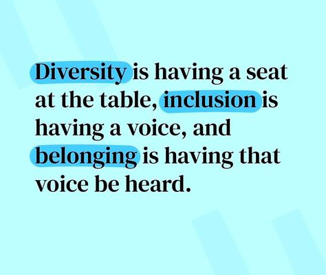 Diversity Quotes Inspiration, Inclusion Quotes, Equality Diversity And Inclusion, Diversity Quotes, Diversity Inclusion, Equality And Diversity, Inclusive Design, Life Quotes Love, Leadership Quotes