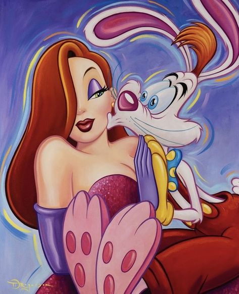 Jessica Rabbit Tattoo, Jessica Rabbit Cartoon, Jessica And Roger Rabbit, Rabbit Icon, Rabbit Wallpaper, Rabbit Drawing, Hunny Bunny, Rabbit Tattoos, Rabbit Painting