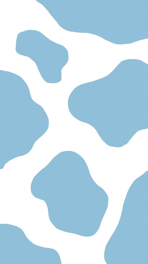 Wallpapers Cow Print, Polaroid Background, Dairy Shop, Iphone Blue, Cow Logo, Pastel Iphone Wallpaper, Iphone Wallpaper Preppy, Baby Blue Wallpaper, Blue Stuff