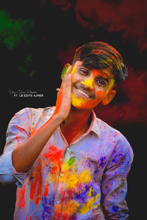 Holi Boys Photography, Holi Boy Photo, Holi Boy Pic, Holi Pictures Photography, Holi Boy, Holi Photo Editing, Holi Photography, Best Photography Logo, Happy Holi Photo