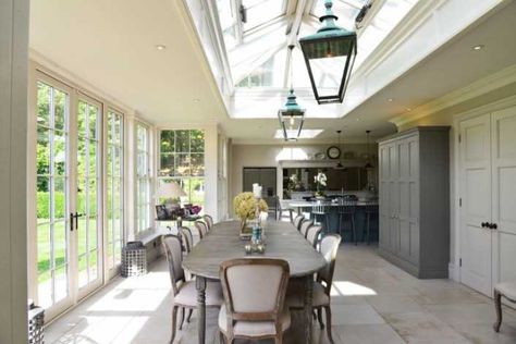 Kitchen Extensions – Orangery Kitchen Extensions Conservatory Kitchen Ideas, Conservatory Extension Ideas, Orangery Kitchen, Glass Roof Extension, Kitchen Extension Ideas, Kitchen Orangery, Conservatory Extension, Orangery Extension, Conservatory Kitchen