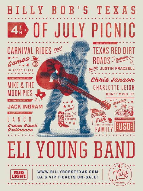 Patriotic Graphic Design, 4th Of July Graphic Design, Americana Graphic Design, Fourth Of July Poster, America Graphic Design, Fair Poster Design, Americana Coffee, 4th Of July Graphics, Picnic Poster