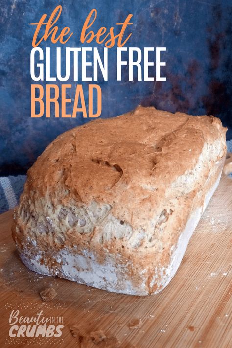 A reliable gluten free bread recipe that is delicious, soft, bendable, and doesn't have to be warmed up to be good. This sandwich bread is full of healthy protein and fiber. It also is a pretty cheap gluten-free bread, coming in under $2 a loaf. #glutenfreebreadrecipe #glutenfreebread #healthyfood #dairyfreebread Gluten Free Bread Recipe Easy, Keto Brood, Gluten Free Bread Machine, Homemade Gluten Free Bread, Gluten Free Sandwich Bread, Keto Bread Recipe, Best Gluten Free Bread, Gluten Free Sandwiches, Pain Sans Gluten