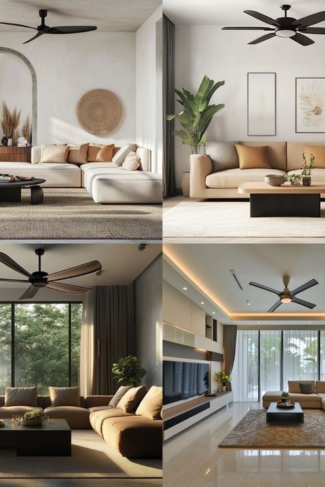 Install ceiling fans for a stylish and energy-efficient way to cool your home. Perfect for reducing energy costs! #EnergyEfficientHome #CeilingFans #EcoFriendlyLiving Ceiling Fan Ideas Living Rooms, Ceiling Fan Ideas, Living Room With Dining Area, Fan Ideas, Reduce Energy Consumption, Reduce Energy, Energy Efficient Homes, Eco Friendly Living, Energy Consumption