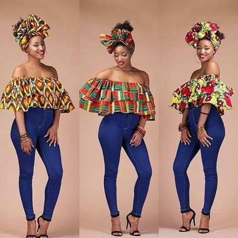 African Tops, African Print Tops, Style Africain, African Fashion Designers, Afrikaanse Mode, African Fashion Ankara, African Fashion Modern, African Inspired Fashion, African Print Dresses