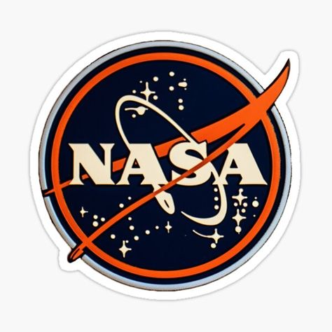 Nasa Stickers, Stickers For Phone, Senior Jackets, Nasa Logo, Stickers Cool, Logo Type, Decorate Notebook, Star Stickers, Coloring Stickers