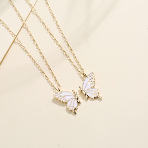 Amazon.com: APSVO Bff Accessories, Saint Necklace, Bff Jewelry, Lavender Aesthetic, Nursery Room Design, Casual Outfits For Teens, Bff Necklaces, Friend Jewelry, Best Friend Jewelry