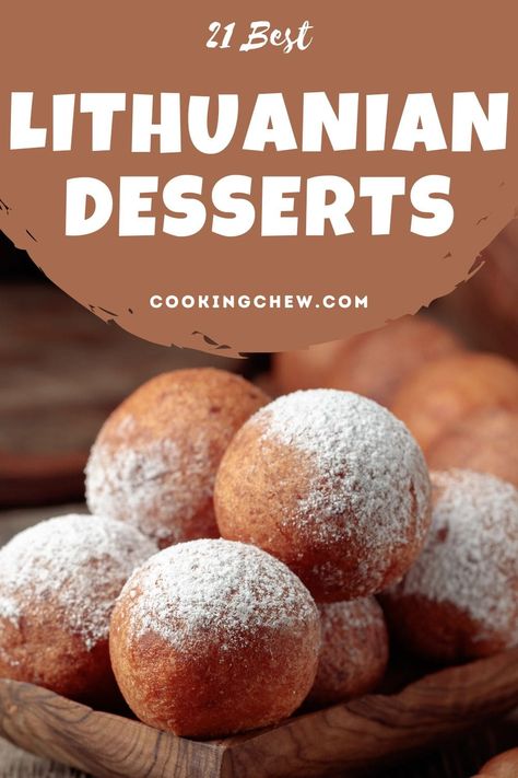 Browse through our collection of best Lithuanian desserts and try some of these classic sweet treats featuring Šakotis, Blynai, and more! Lithuanian Cookies, Lithuanian Desserts, Cookbook Inspiration, Lithuanian Food, Lithuania Food, Poppy Seed Cookies, Napoleon Cake, Lithuanian Recipes, Mushroom Cookies