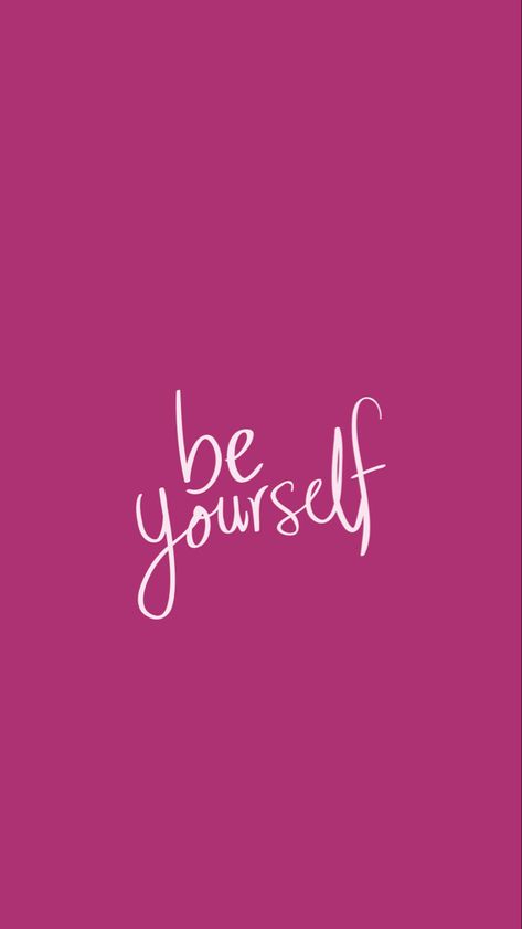 #wallpaper #sfondi #wallpaperforyourphone #quotes #background #lockscreenwallpaper #lockscreen #sfondiiphone #aesthetic #motivationalquotes #frasi Be Yourself Wallpaper, Yourself Wallpaper, Quotes Journal, Quotes Background, Just Be Yourself, Line Graphs, Journal Quotes, Yourself Quotes, Pink Vibes