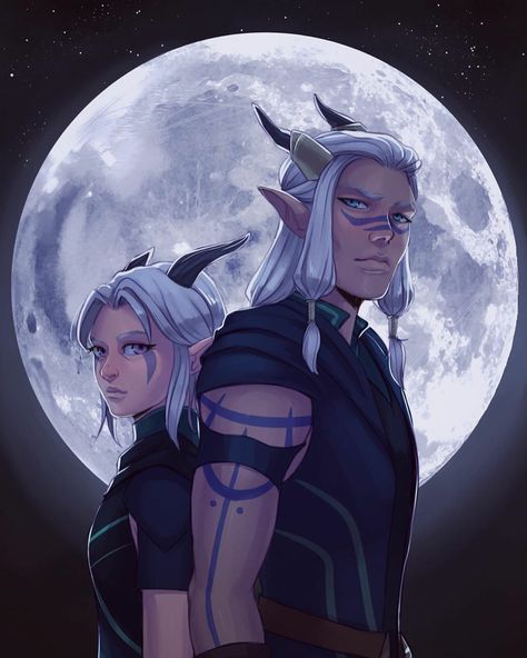 Late To The Party, The Dragon Prince, The Dragon, The Moon, Elf, Prince, Moon, Tumblr, Instagram