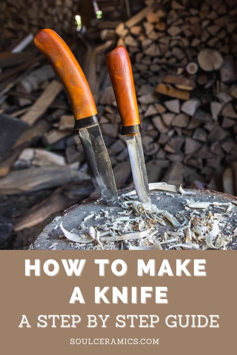 Making your own knife can be a difficult process to master, but with this step by step guide, you will have the knowledge to make a homemade knife with relative ease #knifemaking #makeknife #evenheat #diy Knife Making For Beginners, Homemade Knife, Southern Biscuits, Knife Ideas, Diy Knife, Step By Step Guide, Knife Making, Step Guide, Kiln