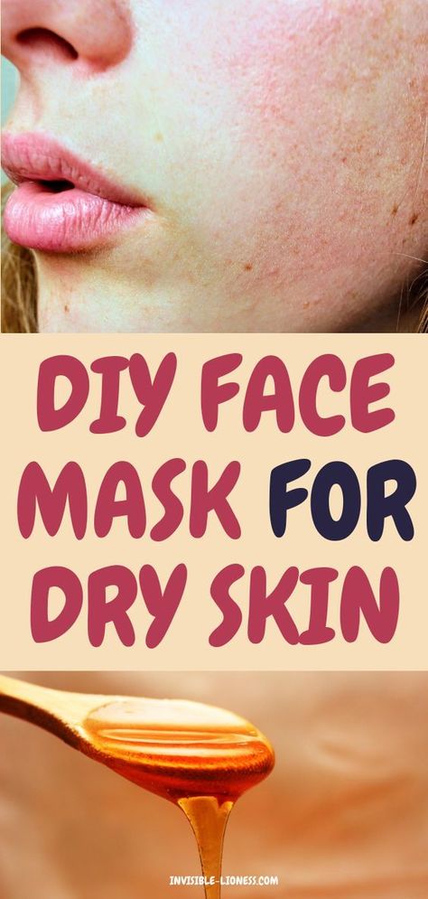 A face mask made with natural products does that. Along with soothing and moisturizing the skin, it cleanses and brightens it too. Face Mask With Honey, Face Mask For Dry Skin, Natural Hair Growth Remedies, Homemade Face Mask, Mask For Dry Skin, Dry Skin Remedies, Mask Ideas, Dry Winter Skin, Brown Spots On Face