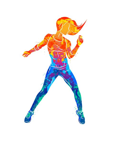 Dexter Cartoon, Pernille Ørum, Dance Studio Design, Dance Illustration, Gym Activities, Dance Background, Hip Hop Dancer, Yoga Illustration, Dancers Art