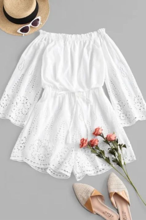 Pretty Dresses Casual, Pretty Embroidery, Kids Dress Patterns, Trendy Dress Outfits, Casual Tie, Romper Outfit, Fashion Attire, Stylish Dress Designs, Fashion Hacks Clothes