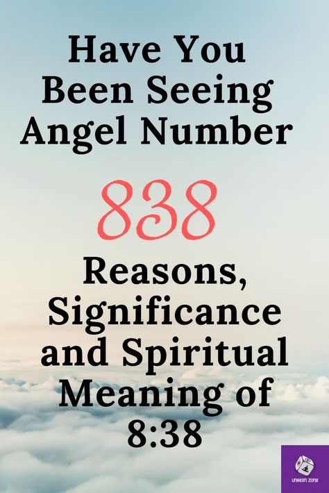 Learn the meaning of angel number 838 and why you keep seeing 8:38 where ever you turn. Get a free numerology reading today. Find 838 Angel Number Meaning. You will learn the meaning of 838. #838 #angelnumbermeaning #1010838 9999 Meaning, Spiritual Angels, Angel Number Meaning, Numerology Life Path, Numerology Numbers, Life Path Number, Twin Flame Love, Angel Number Meanings, Astrology Numerology