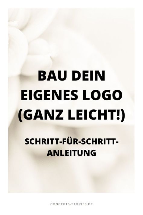 In diesem Artikel zeige ich dir, wie du kinderleicht dein eigenes, edles, schlichtes und hoch professionelles Logo erstellst.   Wir gehen das Ganze Schritt für Schritt durch, sodass du hinterher mit einem fertigen Logo - bereit zum Loslegen! - da stehst. Je nach deiner Entscheidungskraft und deinem Händchen fürs Visuelle kann das eine Stunde oder einen halben Tag in Anspruch nehmen.   #logoentwerfen #logodesignideen #logoideen Cafe Logos, Beautiful Logos Design, Logo Design Inspiration Branding, Logo And Identity, Restaurant Logo, Homepage Design, Design Your Own Logo, Logo Diy, Online Logo