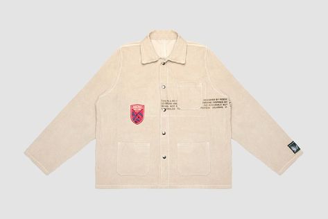 HYPEBEAST. Driving Culture Forward Reese Cooper, Bespoke Jacket, Coat Pattern Sewing, Diy Craft Kit, Diy Jacket, Jacket Pattern Sewing, Kinds Of Fabric, Chore Coat, Chore Jacket