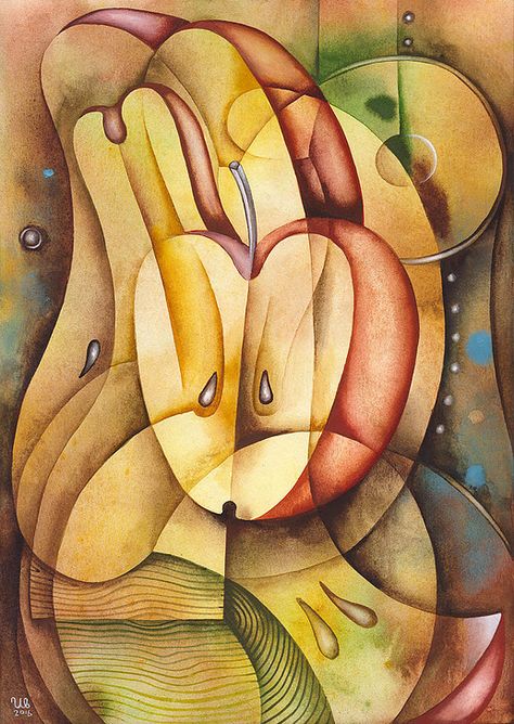 Canvas Art For Sale, Cubism Art, Apple Art, European Paintings, Surrealism Painting, Art Appreciation, Fruit Art, Original Art For Sale, Cubism