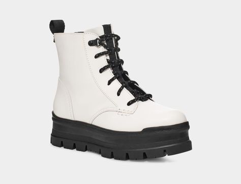 Chunky Combat Boots, Lug Boots, Ugg Boots Australia, Shoes Ugg, Womens Combat Boots, Lace Up Combat Boots, Sheepskin Boots, Combat Boot, Platform Heels Chunky