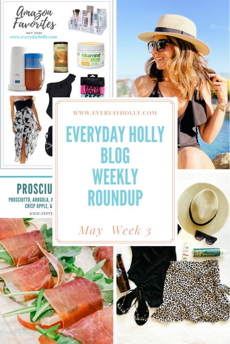 In this weeks roundup: Amazon Favorites Roundup YouTube: 15 Minute Easy Everyday Makeup Quick & Easy Summer Appetizer Outfit links Lake life tanks Last weeks Top Sellers Current Retailer Sales + links & codes * This post is not sponsored, but it does contain affiliate links. All thoughts and opinions are my own. It does...  Read More The post Everyday Holly Weekly Roundup – May Week 4 appeared first on Everyday Holly. Everyday Holly, Easy Everyday Makeup, Easy Delicious Appetizers, Summer Appetizers Easy, Simple Everyday Makeup, Outfit Links, Maskcara Beauty, Summer Appetizer, Quick Makeup