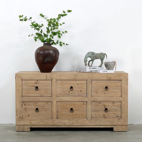 You'll love the Capri 67.7'' Solid Wood Sideboard at Wayfair Canada - Great Deals on all Furniture products with Free Shipping on most stuff, even the big stuff. Solid Wood Sideboard, Hooker Furniture, Wood Sideboard, Wood Console Table, Salvaged Wood, Sideboard Buffet, Furniture Outlet Stores, Beautiful Textures, Old Wood