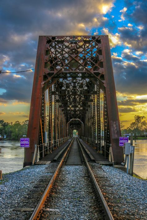 Louisiana Photography, Monroe Louisiana, Riverfront Park, No Expectations, Louisiana Travel, Diamond In The Rough, Street Corner, Industrial Architecture, Black And White Landscape