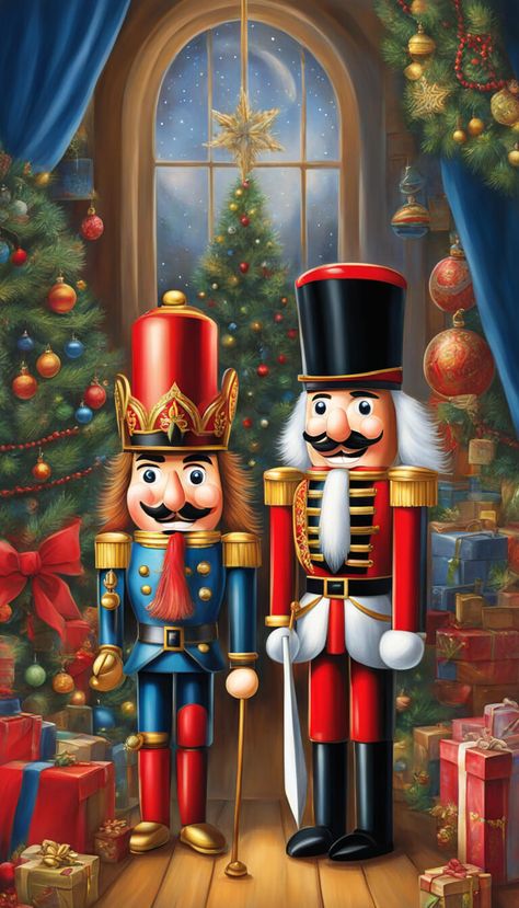 A Nutcracker Christmas, Nutcracker Image, Nutcracker Costumes, Nut Crackers, Nutcracker Figures, Nutcracker Christmas Decorations, Christmas Nutcrackers, Brag Tags, Christmas Artwork