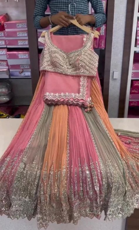 Multi Color Lehenga, डिजाइनर कपड़े, Lehenga Crop Top, Traditional Festival, Lehenga Choli For Women, Choli For Women, Trendy Outfits Indian, Mehendi Outfits, Sabyasachi Lehenga